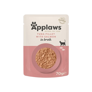 Applaws Cat kapsa Adult Broth tuňák s lososem 70g