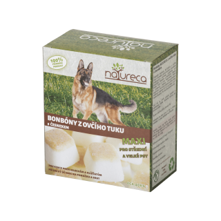 NATURECA Bonbóny z ovčího tuku s česnekem Maxi 250g
