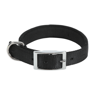 Obojek pes SOFT NYLON černý 20mm/45cm Zolux