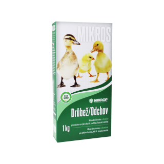 Mikrop Mikros Drůbež s vitamíny plv 1kg krabička