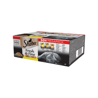 Sheba kapsa Fresh&Fine drůbeží výběr 50x50g