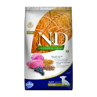 N&D LG DOG Puppy Mini Lamb & Blueberry 2,5kg