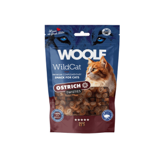 WOOLF WildCat Twisties Snack Ostrich 50g