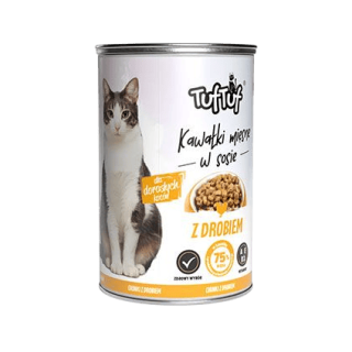 Tuf Tuf Cat Kousky masa s drůbežím konz. 415g