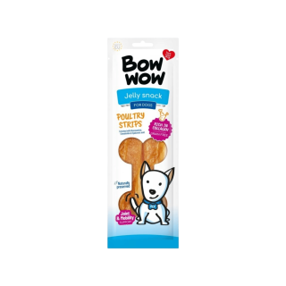 Bow wow poch. Drůbeží stripsy 60g