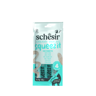Schesir Cat kapsa Squeez It Tuňák krém 4x15g