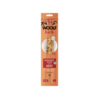 WOOLF pochoutka Earth NOOHIDE XL Stick with Beef 85g