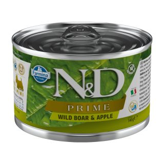N&D DOG PRIME Adult Boar & Apple Mini 140g