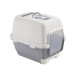 WC kočka CATHY CLEVER kryté šedá Zolux