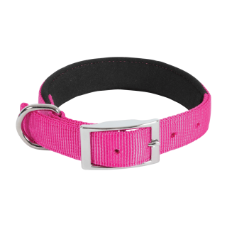 Obojek pes SOFT NYLON růžový 25mm/65cm Zolux