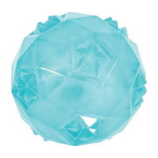 Hračka pes BALL TPR POP míček 7,5cm tyrkysová Zolux