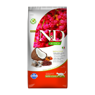 N&D Quinoa CAT Skin & Coat Herring & Coconut 5kg