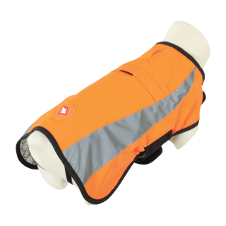Obleček bunda pro psy REFLEXNÍ oranžová 55cm Zolux
