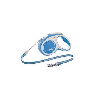 Vodítko FLEXI Comfort New M lanko 5m/20kg modrá