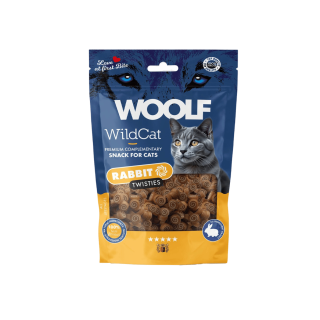 WOOLF WildCat Twisties Snack Rabbit 50g