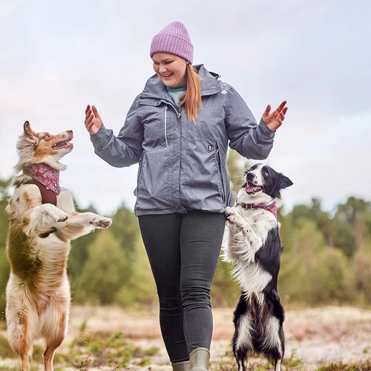 Bunda Hurtta výcviková Training ECO ostružinová M