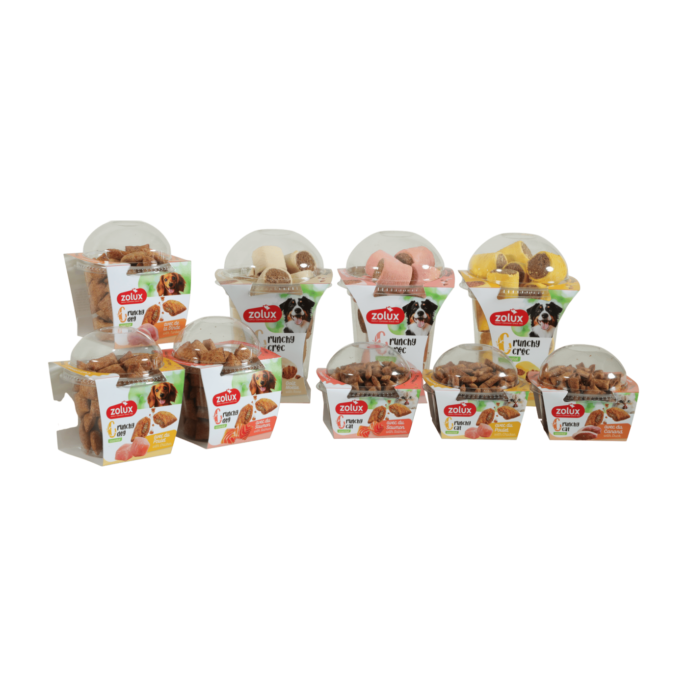 Pochoutka pes CRUNCHY XL Morková kost 240g Zolux