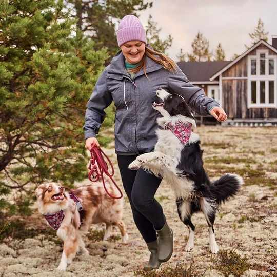 Bunda Hurtta výcviková Training ECO ostružinová XS