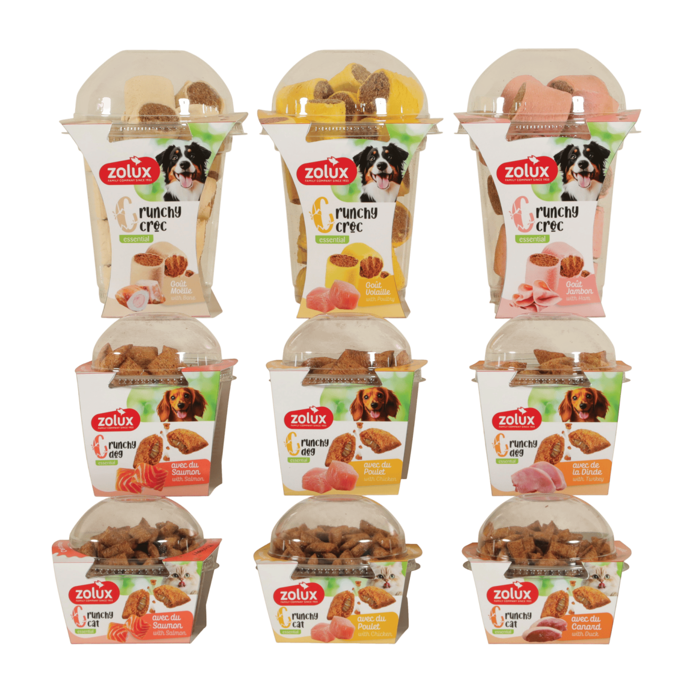 Pochoutka pes CRUNCHY XL Morková kost 240g Zolux